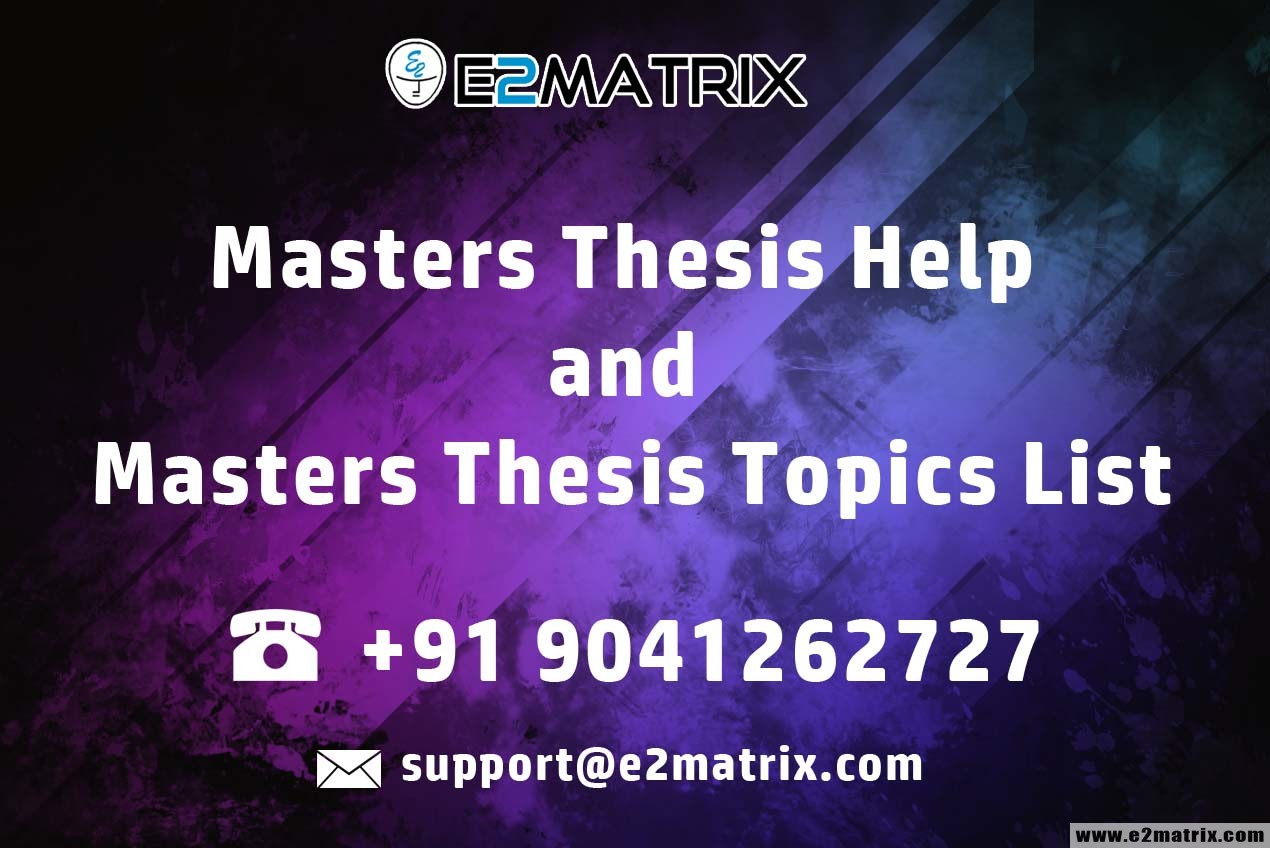 Master thesis directory