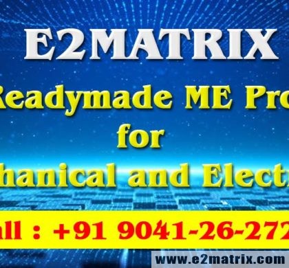 Buy Readymade ME Projects for Mechanical and Electrical