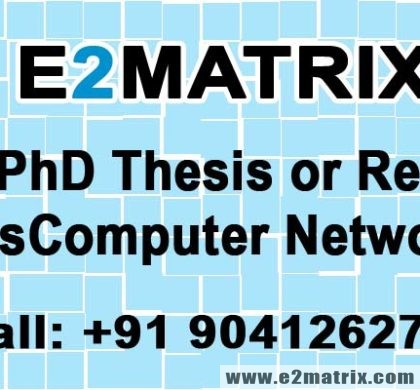 Latest PhD thesis or research topics in computer networking