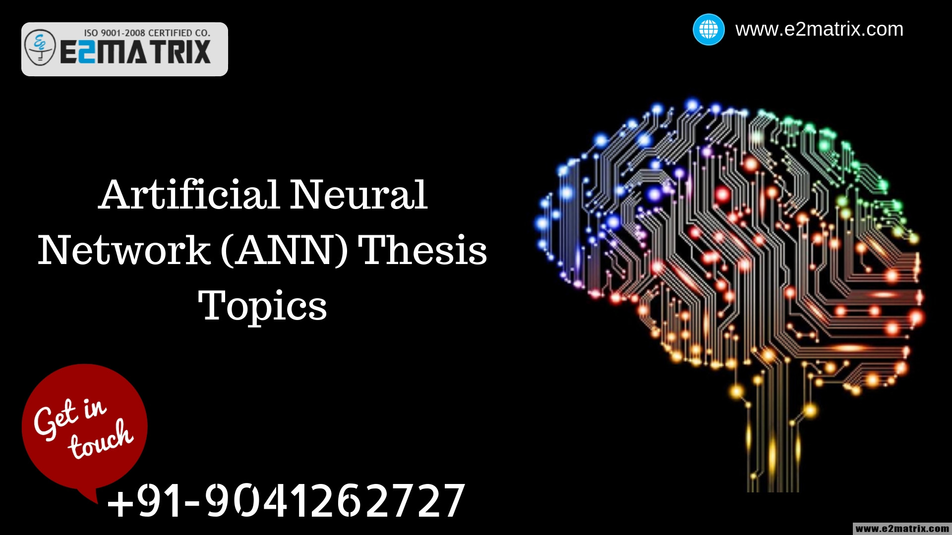 Artificial Neural Network (ANN) Thesis topics, Research Guidance & thesis help