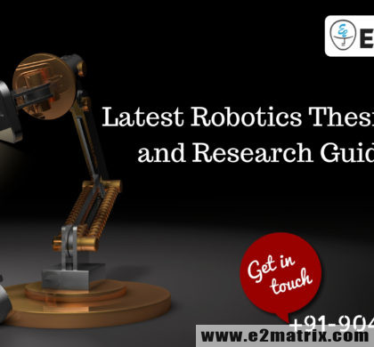 Latest Robotics Thesis topics help and Research Guidance