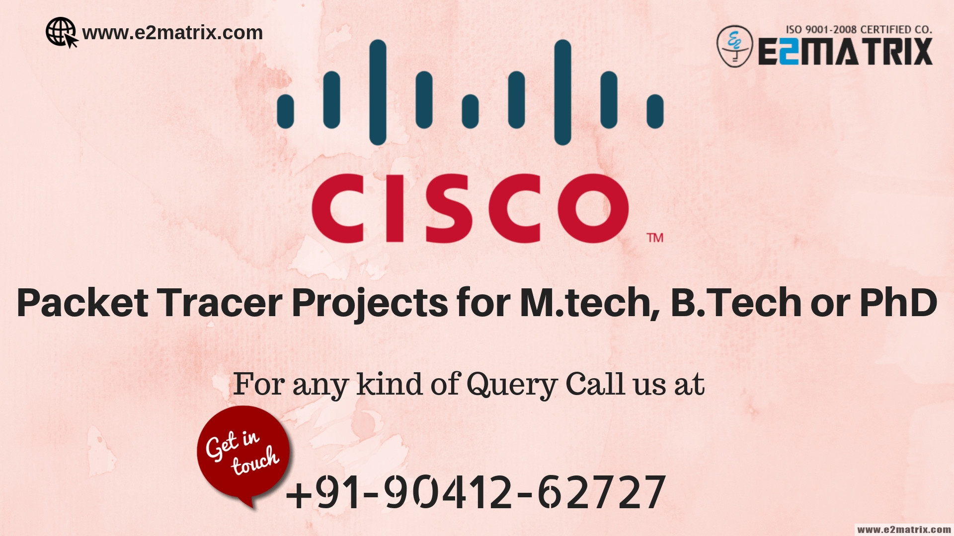Cisco Packet Tracer Projects for M.tech, B.Tech or PhD