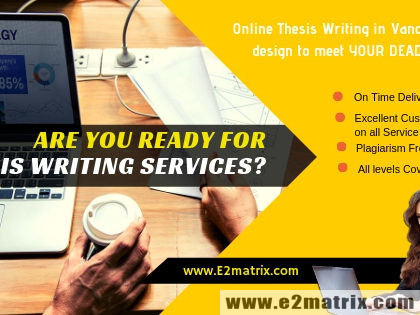 Thesis Writing Service in Vancouver, BC